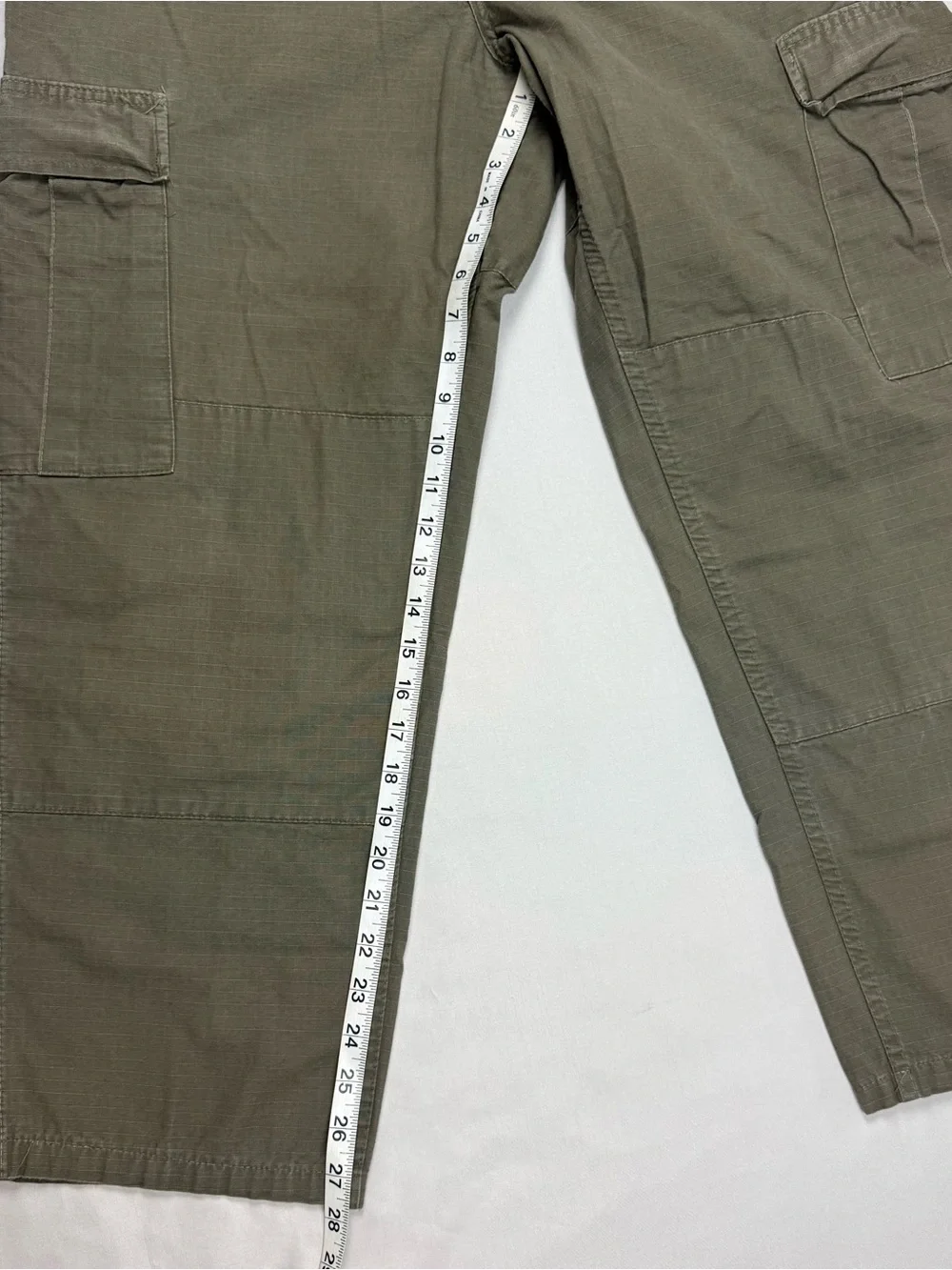 Vtg Camo Distributors Mens Combat Trousers BDU Pants Large x 28 Olive Green A8